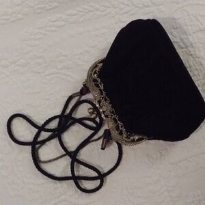 NWOT Kate Landry dark brown evening small purse